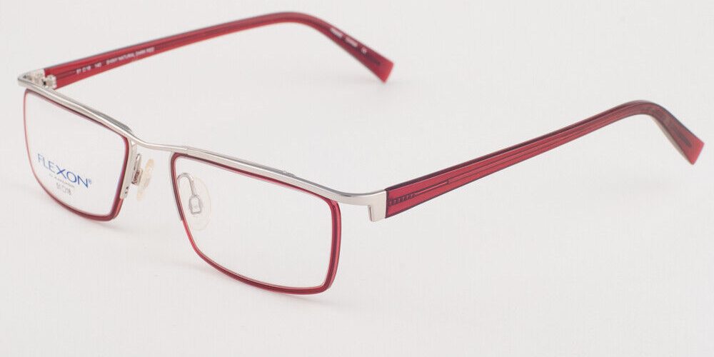FLEXON 470 Shiny Natural Dark Red Eyeglasses 51mm Marchon