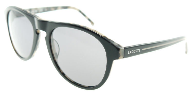 Lacoste Black Marble / Gray Sunglasses L608S 001 53mm