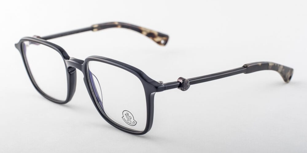 MONCLER MC017-V01 Black Eyeglasses MC 017 V01 50mm