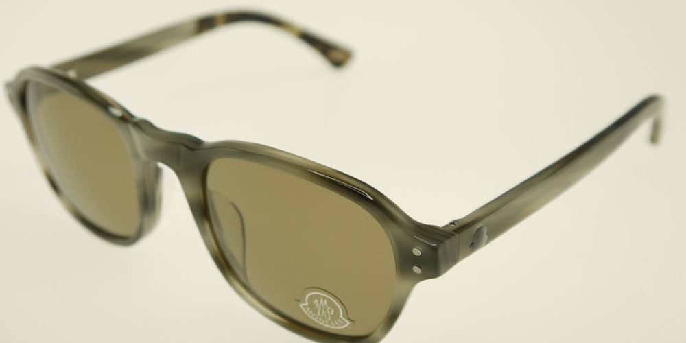 MONCLER MC021-S07 Gray Tortoise / Brown Sunglasses MC 021-S07 51mm