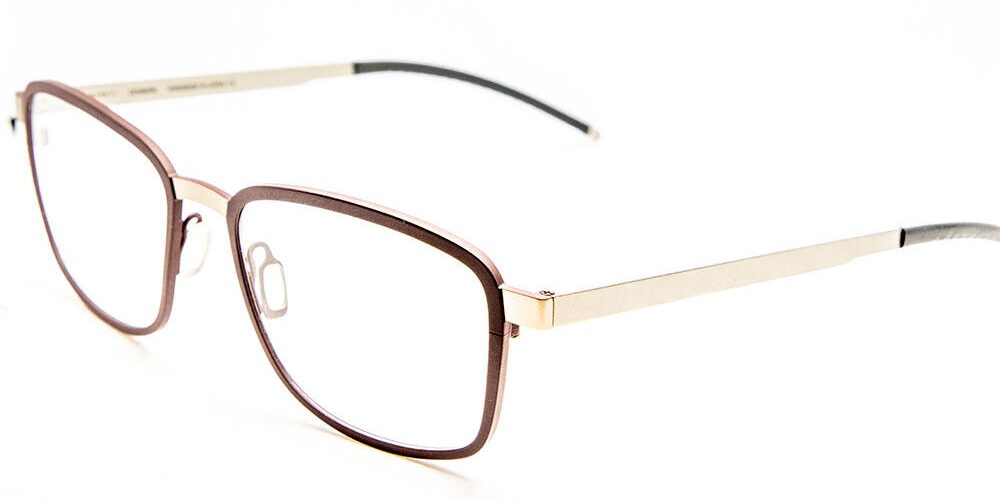 Orgreen EDWARD 612 Matte Red Mahogany / Sandblasted Titanium Eyeglasses 53mm