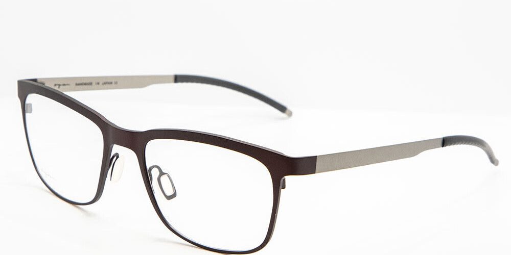 Orgreen MOODY 443 Matte Bordeaux / Sandblasted Titanium Eyeglasses 52mm