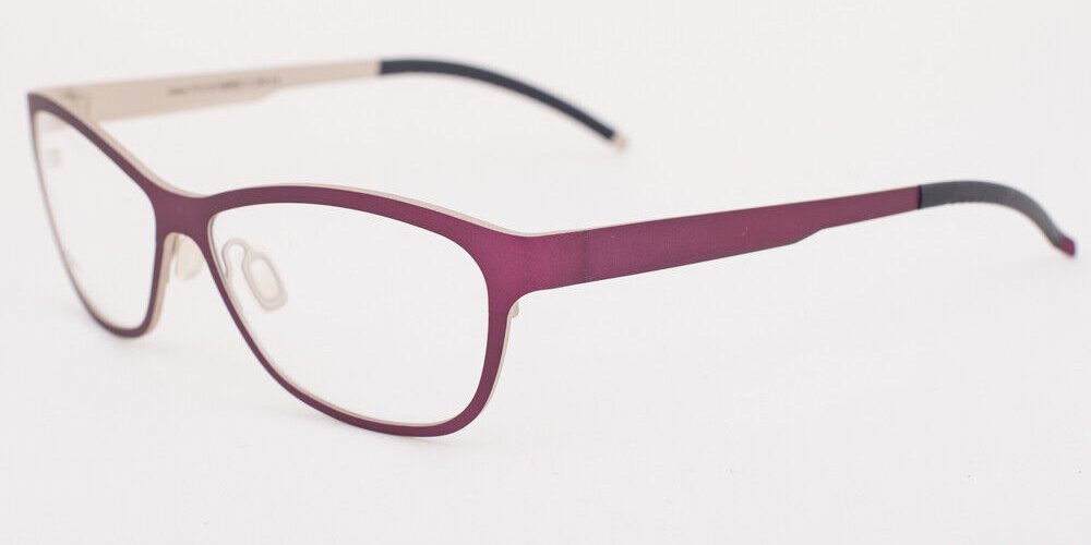 Orgreen LANA 378 Matte Cherry Red / Matte Champagne Titanium Eyeglasses 57mm
