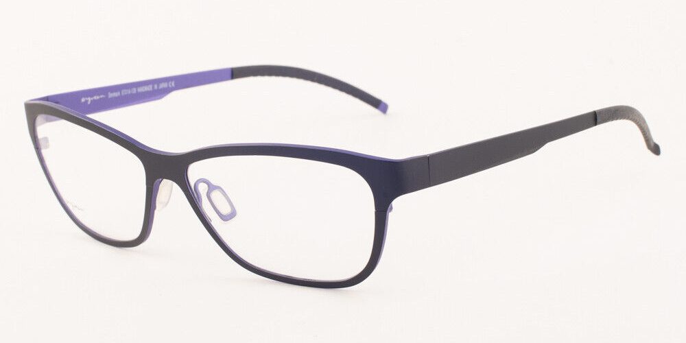 Orgreen LANA 383 Matte Black / Matte Purple Titanium Eyeglasses 57mm