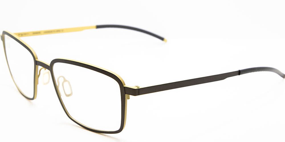 Orgreen PENN 614 Matte Olive Brown / Matte Mustard Titanium Eyeglasses 52mm