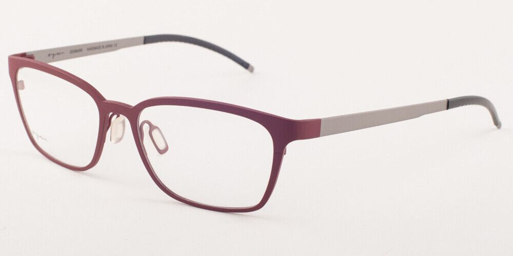 Orgreen YSABEL 626 Matte Beet Red / Sandblasted Titanium Eyeglasses 51mm