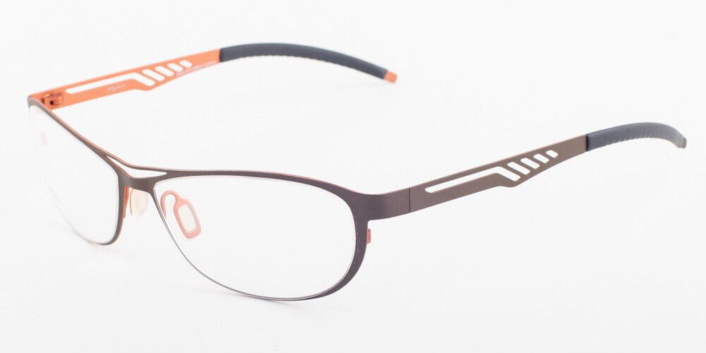 Orgreen WARWICK 159 Matte Brown / Matte Orange Titanium Eyeglasses 56mm