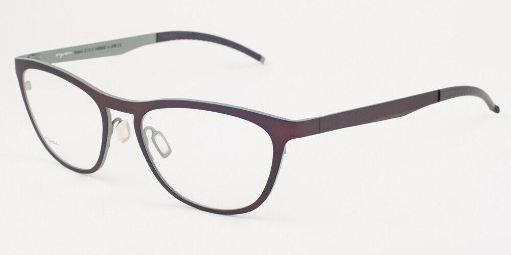 Orgreen MONTPARNASSE 503 Matte Brown / Matte Jade Titanium Eyeglasses 52mm