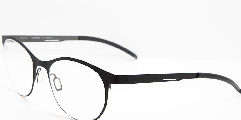 Orgreen CONNAISSEUR 381 Matte Black / Matte Dark Grey Titanium Eyeglasses 50mm