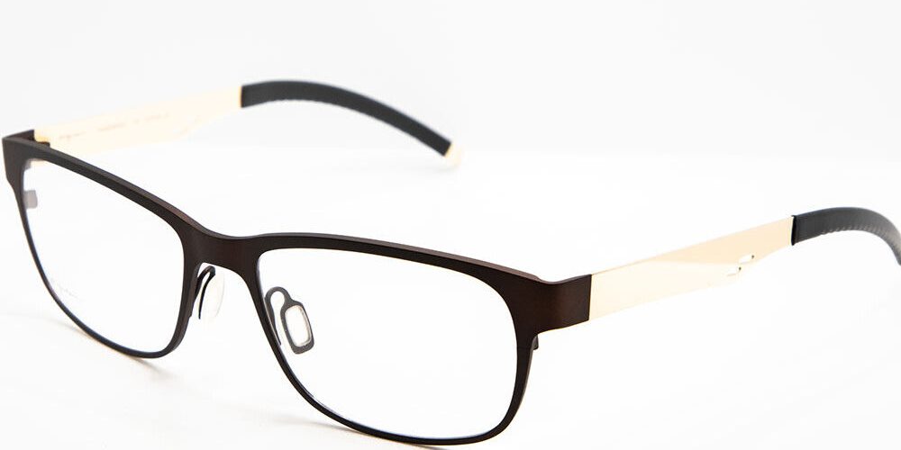 Orgreen CHARMER 397 Matte Brown / Shiny Gold Titanium Eyeglasses 52mm
