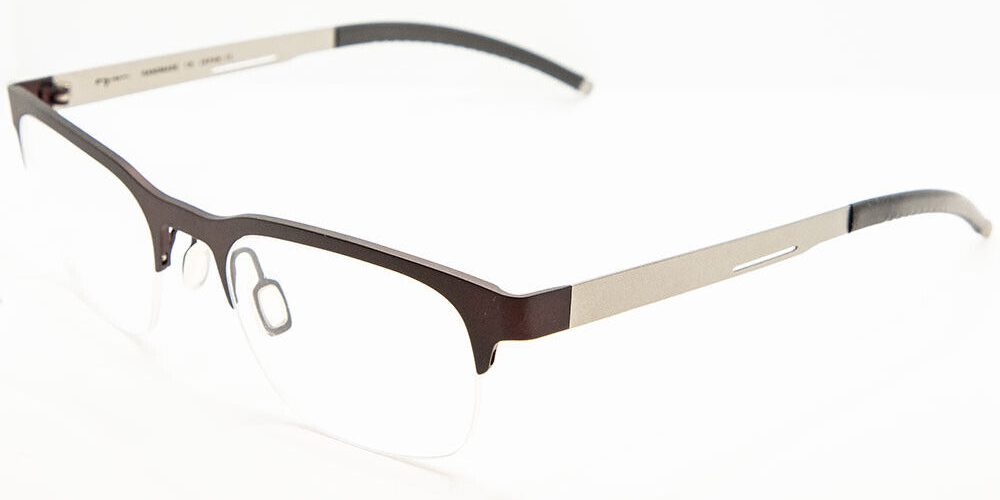 Orgreen HEMINGWAY 443 Matte Bordeaux / Sandblasted Titanium Eyeglasses 50mm