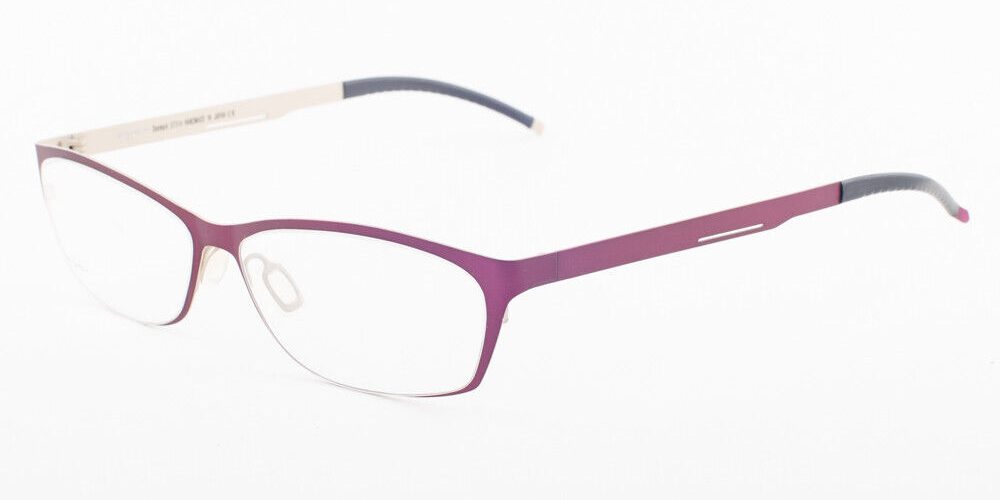 Orgreen MILES 378 Matte Cherry Red / Matte Champagne Titanium Eyeglasses 57mm