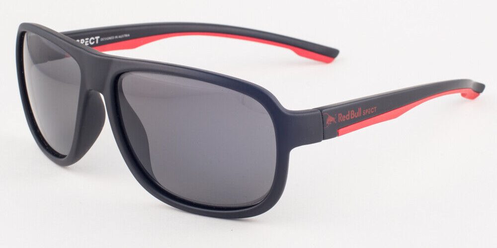 Red Bull Spect LOOP 001 Black Red / Gray Polarized Sunglasses LOOP 001 59mm