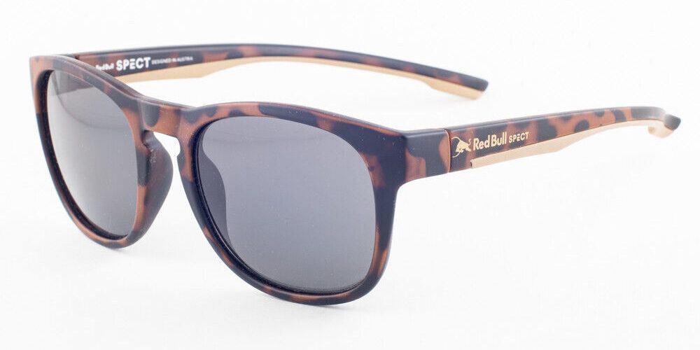 Red Bull Spect OLLIE 002P Matte Brown Tortoise / Gray Polarized Sunglasses 53mm