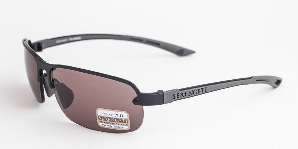 Serengeti STRATO Satin Black / Polarized Phd Sedona Sunglasses 7681 64mm