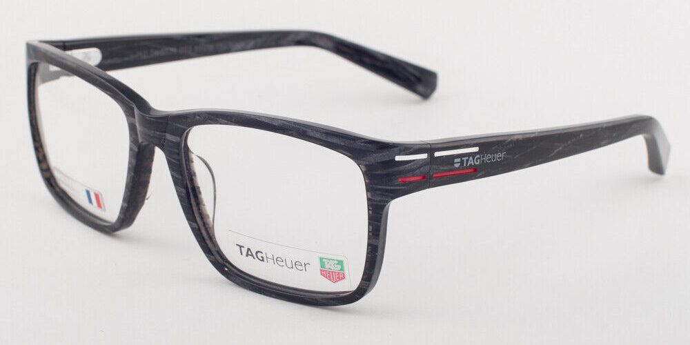 Tag Heuer 536 003 Black Carbon Phantom Eyeglasses TH536-003 0536 56mm