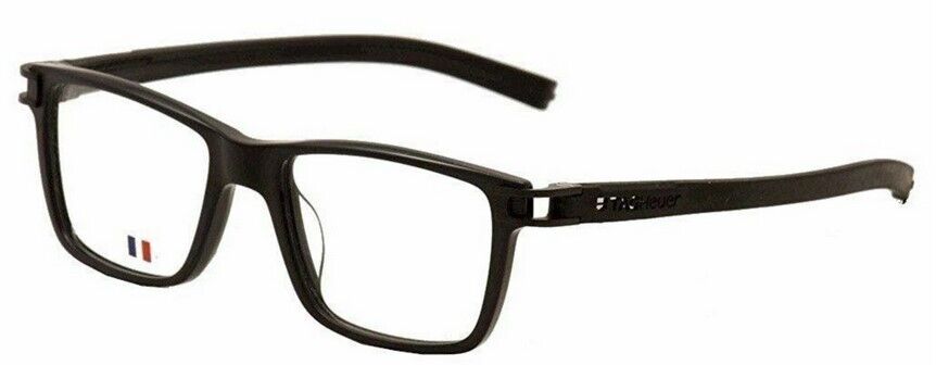 Tag Heuer 7603-007 TRACK Matte Black Eyeglasses TH7603 007 50mm