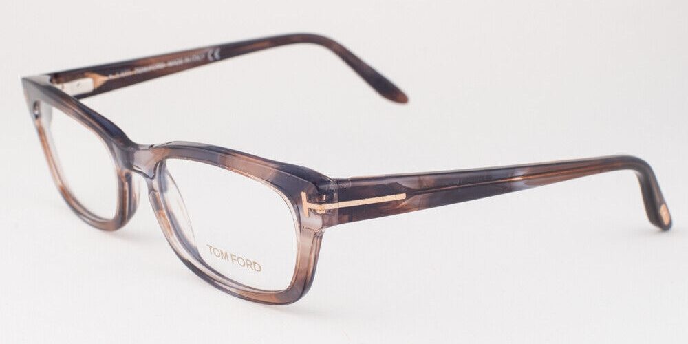 Tom Ford 5184 086 Brown Marble Eyeglasses TF5184 086 52mm