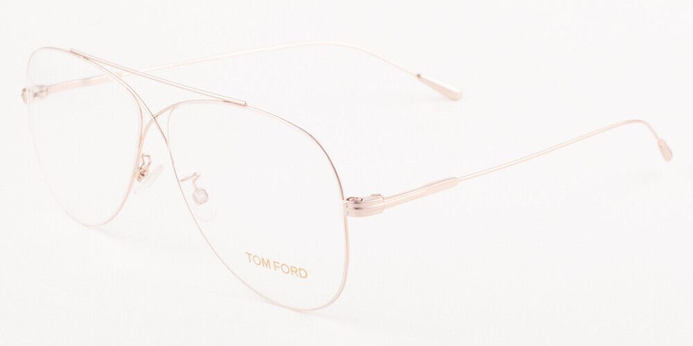 Tom Ford 5531 028 Gold Aviator Eyeglasses TF5531 028 62mm