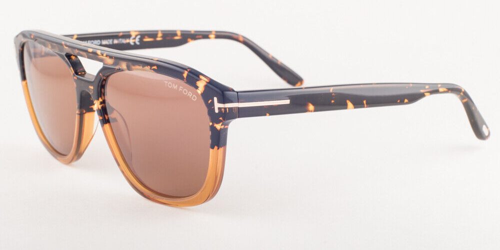 Tom Ford GERRARD 776 56E Dark Havana / Brown Sunglasses TF776 56E 56mm