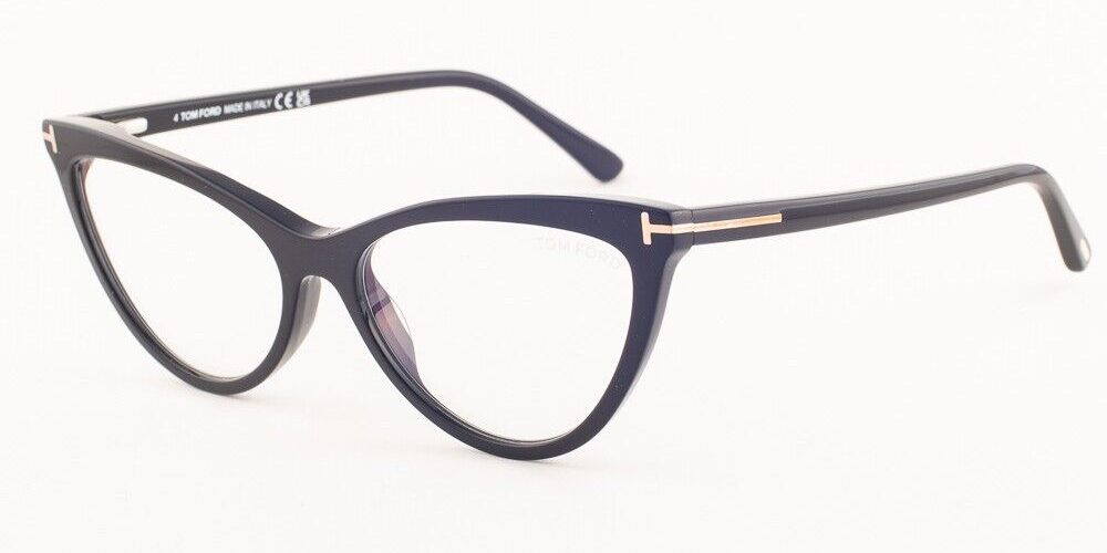 Tom Ford 5896 052 Havana Eyeglasses + Pink Clip TF5896-052 56mm