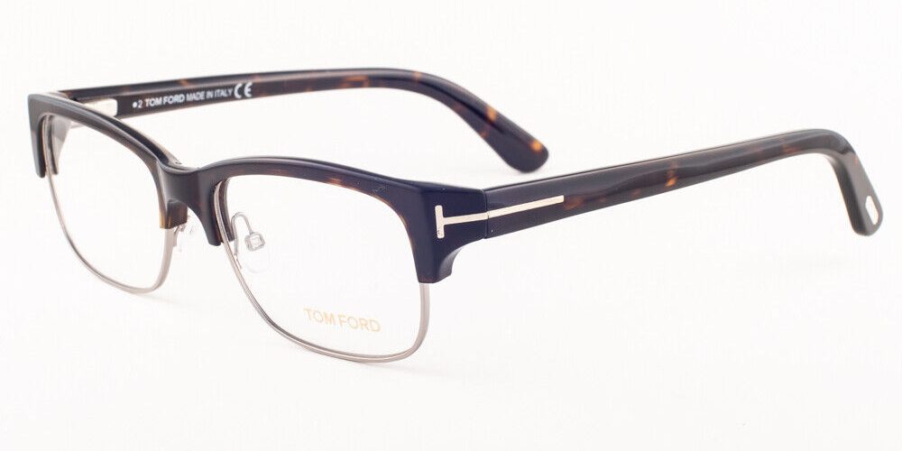 Tom Ford 5307 053 Havana & Silver Eyeglasses TF5307 053 52mm