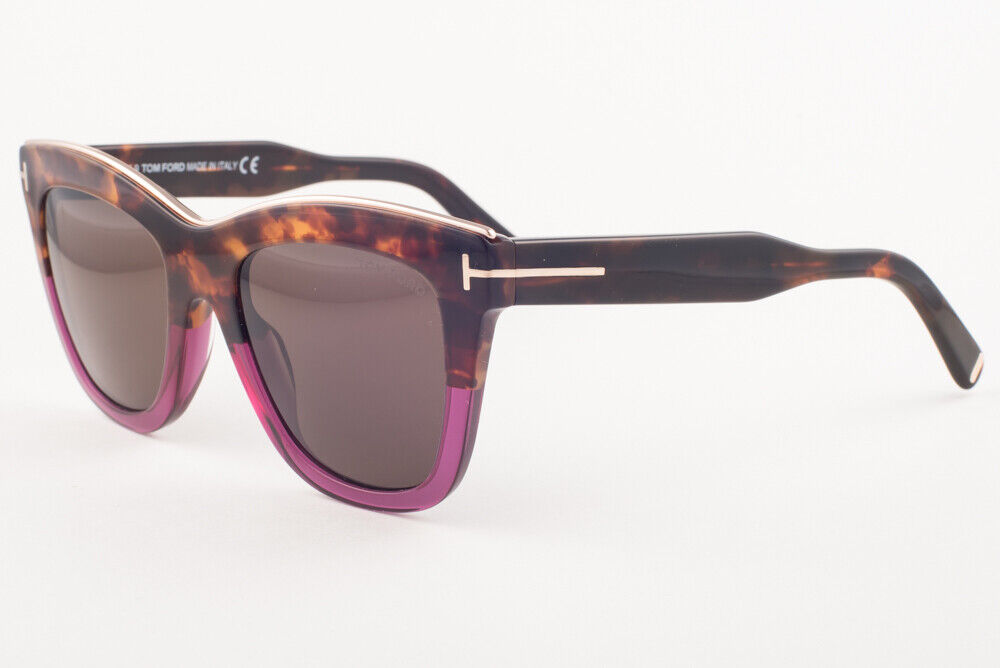 Tom Ford Julie Transparent Havana / Brown Sunglasses TF685  display picture 1