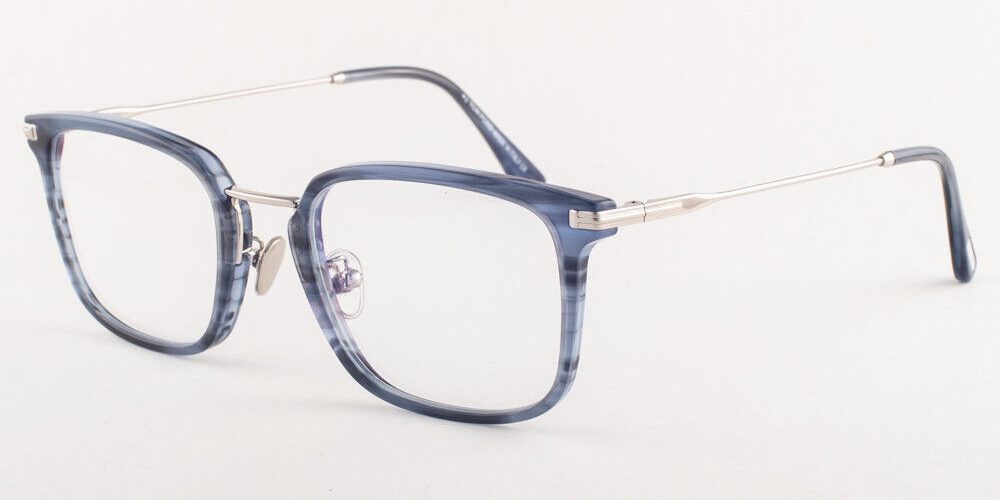 Tom Ford 5747 055 Havana Blue / Blue Block Eyeglasses TF5747 055 54mm