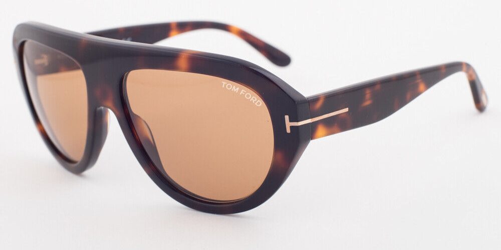 Tom Ford FELIX Dark Havana / Brown Sunglasses TF589 56E FELIX-02 59mm