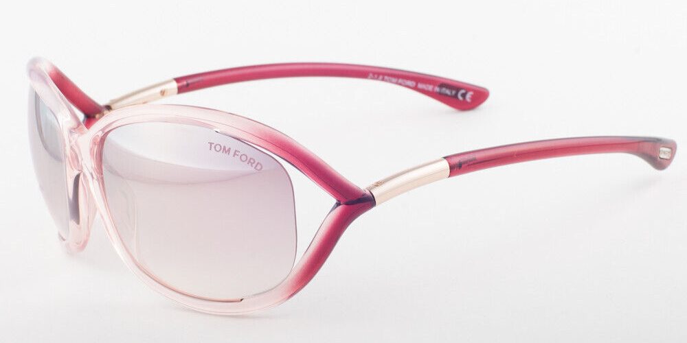 Tom Ford JENNIFER TF8 72Z Pink / Pink Mirrored Sunglasses FT008 72Z 61mm