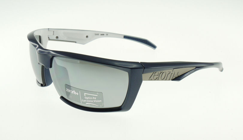 ZERORH+ NAUTA Navy Blue White / Gray Mirrored Sunglasses RH767-02 ZEISS 68mm