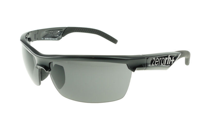 ZERORH+ Radius Shiny Black / Polarized Gray Sunglasses RH731-01