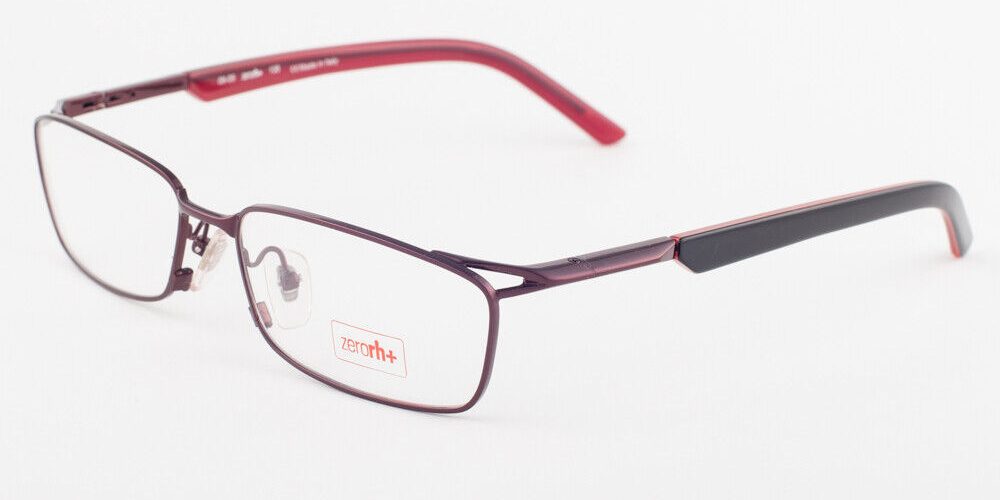 ZERORH GEMINI Burgundy Eyeglasses RH144-03 56mm
