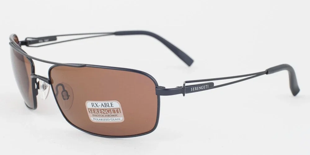 Serengeti Dante Black Pearl / Drivers Polarized Sunglasses 7267 63mm
