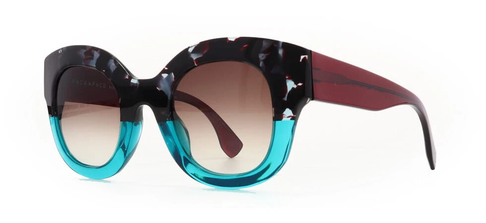 Face a Face NIGHT 2 0078 Tortoise Acajou Blue / Brown Gradient Sunglasses 48mm
