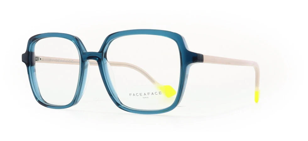 Face a Face NORMA 3 3207 Gray Blue Petrol Transparent Eyeglasses 53mm