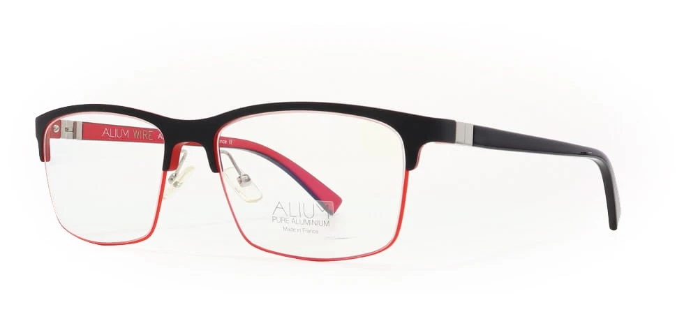 Face a Face Alium WIRE 5 TM01 Ultra Matte Black / Crimson Red Eyeglasses 56mm