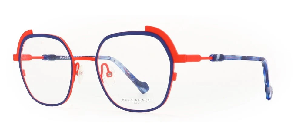Face a Face CILAOS 2 9009 Metalized Flashy Blue Eyeglasses 49mm