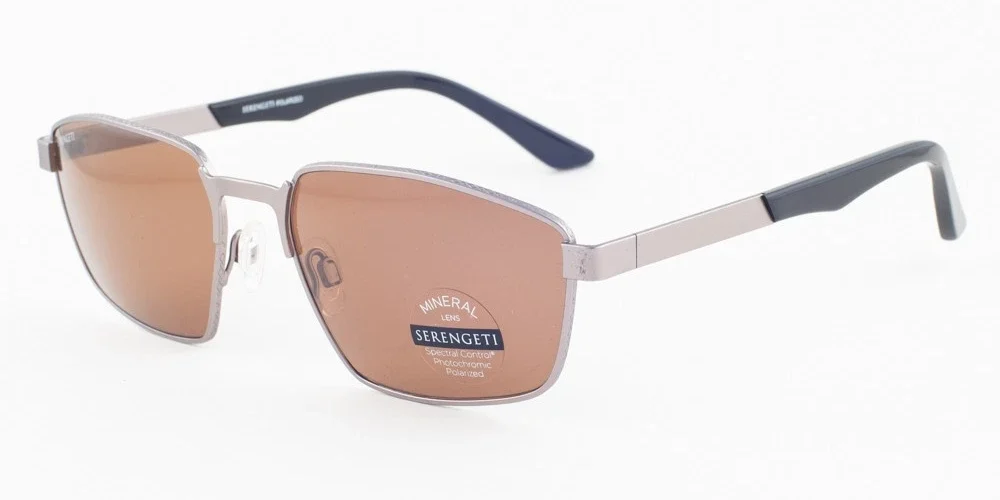Serengeti KEAN Matte Light Gunmetal / Polarized Drivers Sunglasses SS597004 59mm