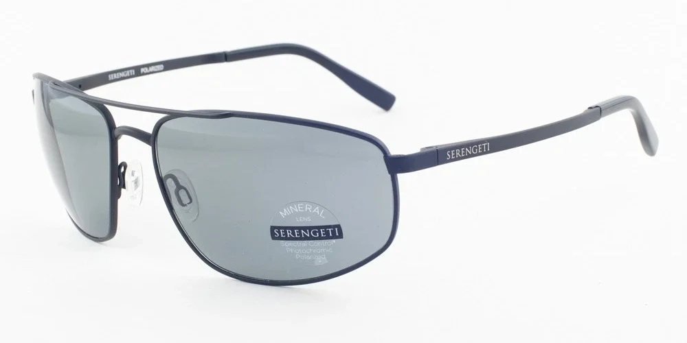 Serengeti MODUGNO 2.0 Matte Black / Polarized Smoke Sunglasses SS566004 64mm