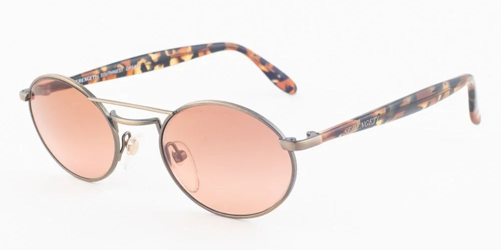 SERENGETI SANTE FE 5412 Antique Bronze Aztec Tortoise / Drivers Sunglasses 50mm