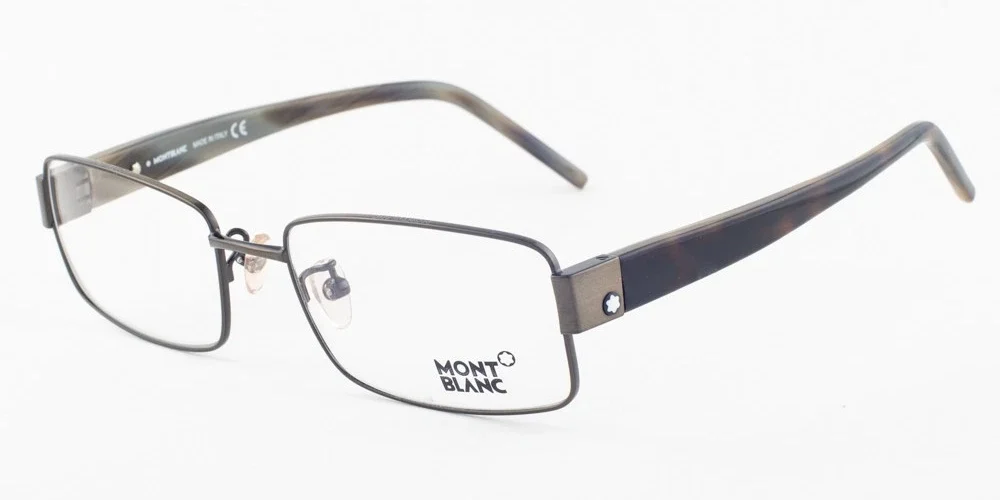 MONTBLANC MB0257 093 Khaki Eyeglasses MB 257 093 53mm
