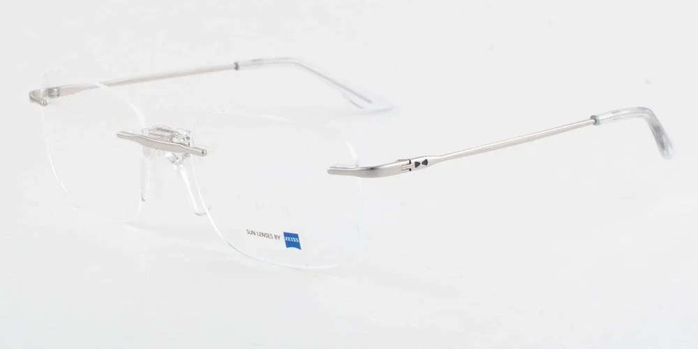 SNOB DU Silver with Grey Clip Eyeglasses SNV102M C03 53mm