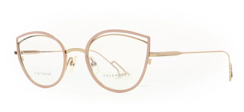 Face a Face SONG 4 9061 Pink Nude Eyeglasses 49mm