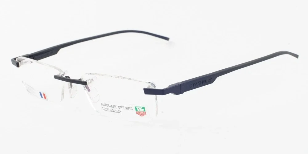 Tag Heuer 844 011 Automatic Black White Eyeglasses TH844-011 52mm