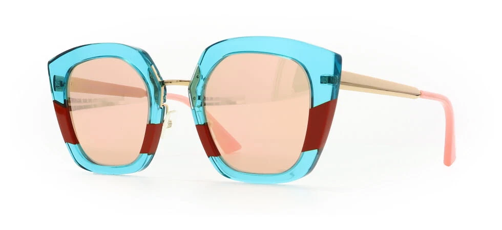 Face a Face SPARK 1 1167 Pool Transparent Blue / Brown Mirrored Sunglasses 51mm