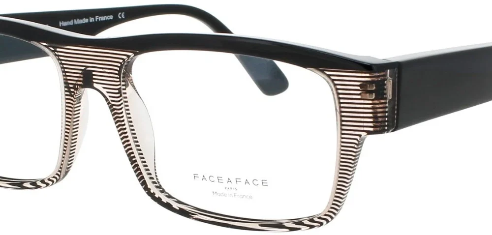 Face a Face ARMAN 2 4321 Transparent Striped Amber Eyeglasses 57mm