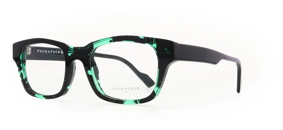 Face a Face FRANK 1 427 Black Turquoise Eyeglasses 51mm