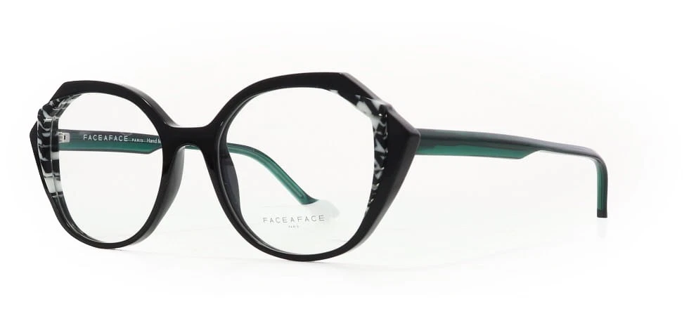 Face a Face KALEDO 2 100 Shiny Black Eyeglasses 51mm