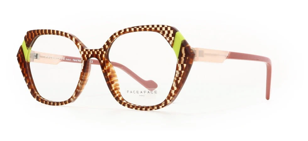 Face a Face WITTY 2 6300 Checkered Tortoise Eyeglasses 53mm
